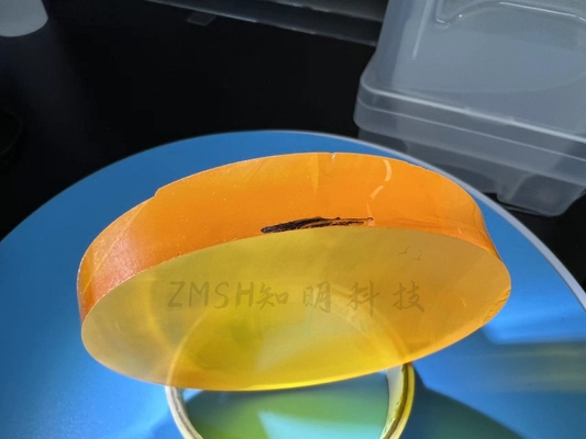 Customized Size Laser Optical Yellow Sapphire Crystal For Laser Rods