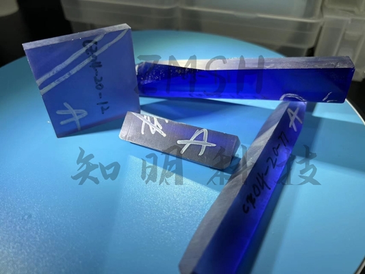 Synthetic Gemstones Uncut Corundum Raw Material Unpolished Lab Created Blue Sapphire
