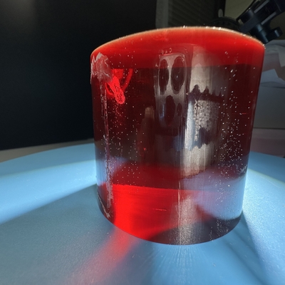 Synthetic Lab Made Pigeon Red Sapphire Single Crystal Gemstone Rough Material