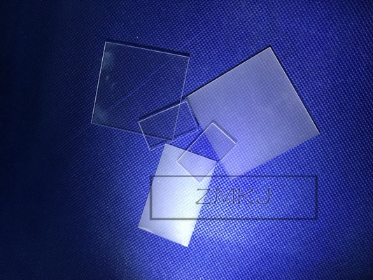 Al2O3 Crystal Sapphire Cover Glass Double Side Polished Customized Shape