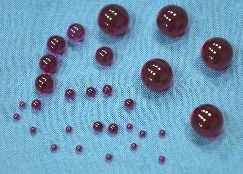 Wearable Sapphire Parts , Ruby Ball With Fine Transmission Characteristics