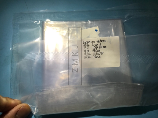 Polished Double Side Sapphire Wafer Al2O3 Single Crystal Substrate Wear Resistance