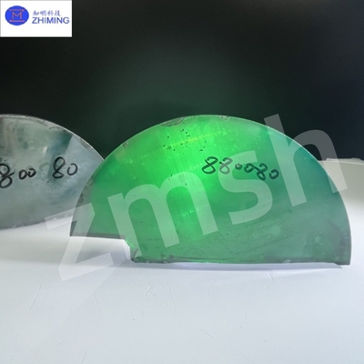 Synthetic Gem Crystal Moissanite Colored Sapphire Vivid Green SIC Raw Materials Jewelry Custom