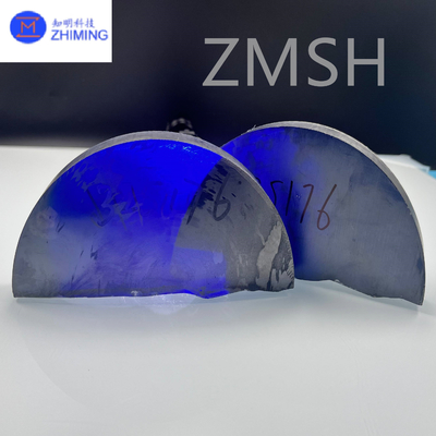 Synthetic Gemstone Royal Blue Moissanite Silicon Carbide SiC Raw Materials High Hardness Customization