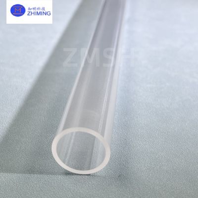 Sapphire Optical Glass Tube 99.999% Al2O3 High Hardness 9.0 Polished Customized Size