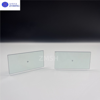 Custom Square Optical Windows Green Moissanite SiC Crystal High Hardness