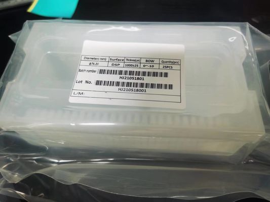 Dia76.2mm 0.5mm DSP SSP (0001) C Plane 3inch Sapphire Wafers Substrate