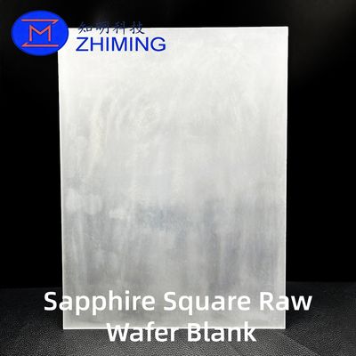 Sapphire Square Raw Wafer Blank for Optical, Semiconductor, and High ...
